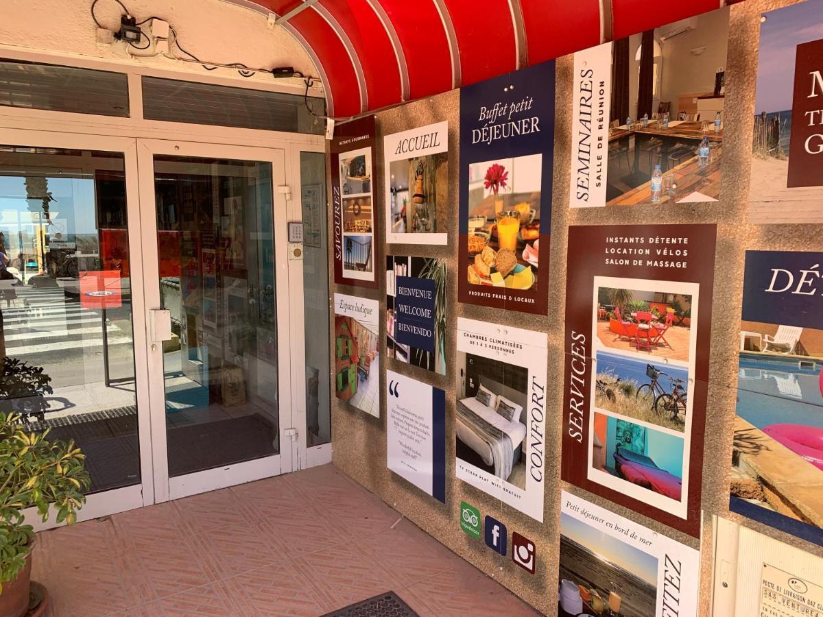 Hotel Saint Georges, Face A La Mer Canet-en-Roussillon Bagian luar foto